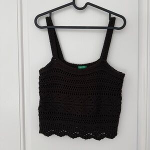 Made in Italy Crochet Crop Top